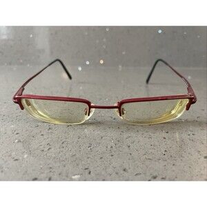ARISTAR 6950 Red Unisex Rectangle Half Rim Eyeglasses Frames ONLY 46-21-140